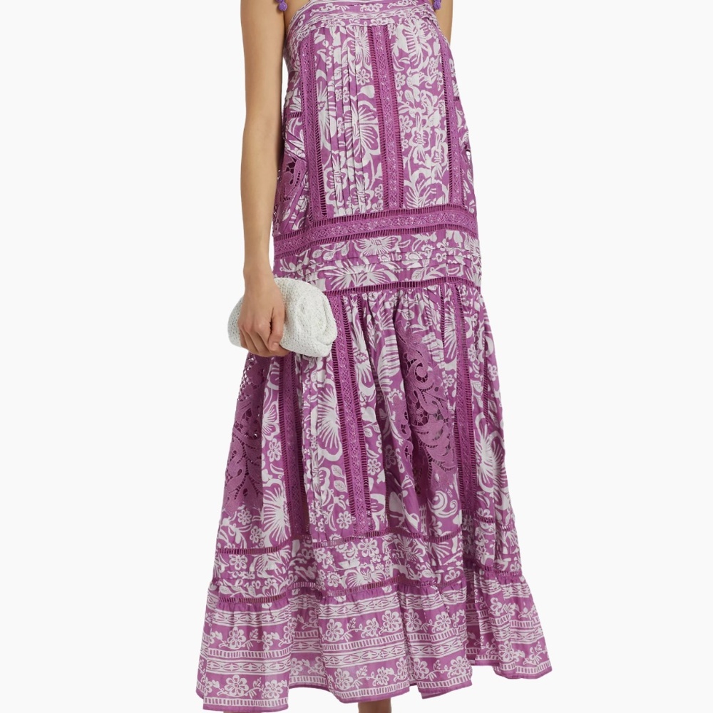 Farm Rio Sweet Garden Floral Shift Maxi Dress